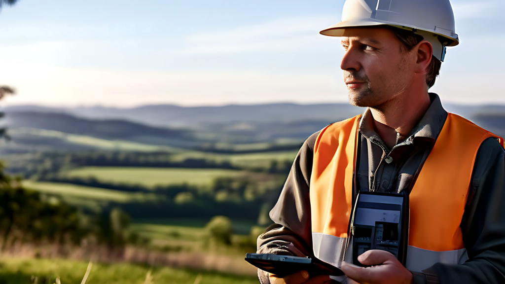 GPS Submétrico: Precisión milimétrica para aplicaciones exigentes ingeniero utilizando gps submetrico leica
